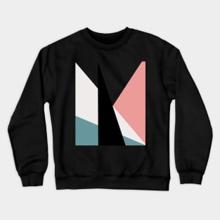 colorful futuristic triangles Crewneck Sweatshirt